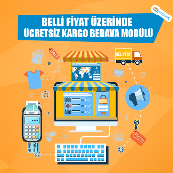 Belli Fiyat Üstünde Ücretsiz Kargo  Bedava Modülü