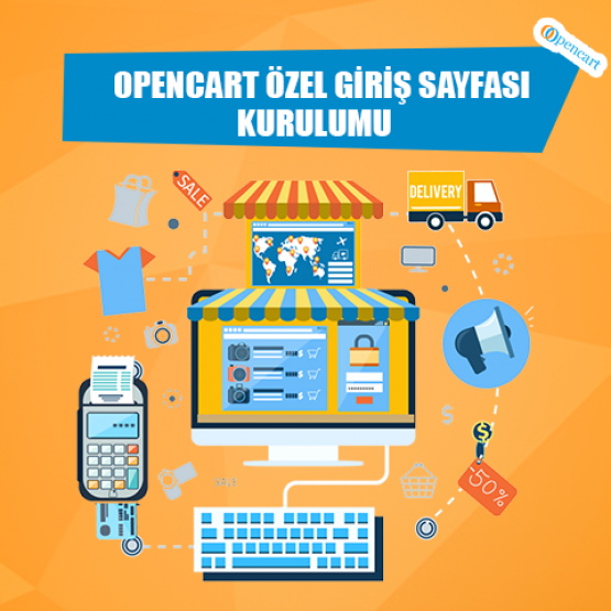 Opencart  Özel  Giriş Sayfası Kurulumu