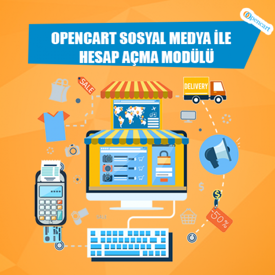 Opencart Sosyal Medya İle Hesap Açma Modülü