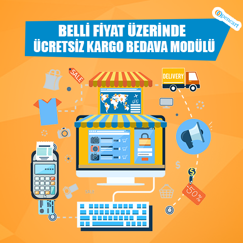 Belli Fiyat Üstünde Ücretsiz Kargo  Bedava Modülü