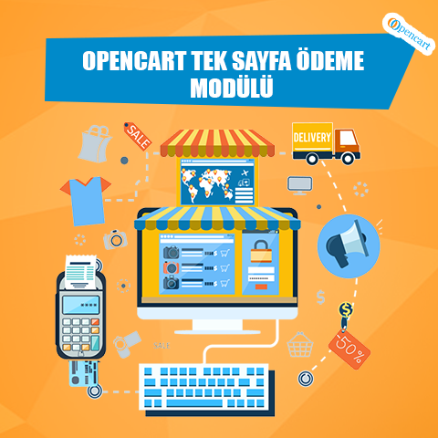 Opencart Tek Sayfa Ödeme Modülü