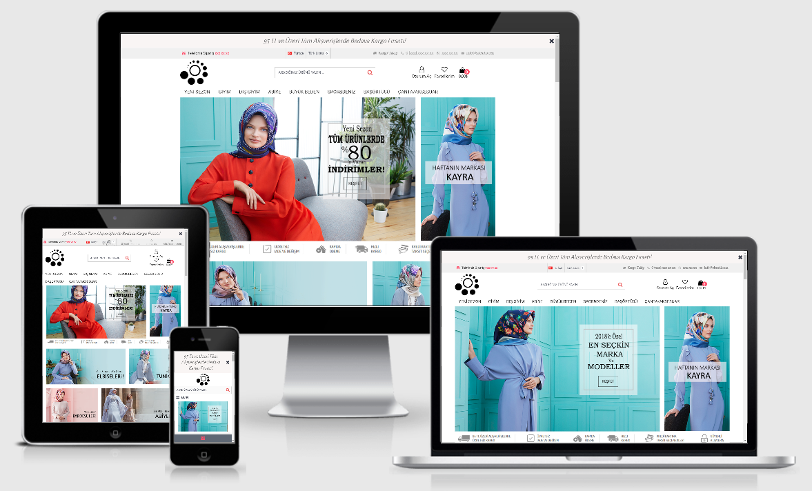 Opencart Tesettür Ve Tesettür Giysi Teması
